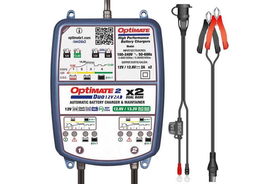 Econ battery charger, OptiMATE 4 DUAL